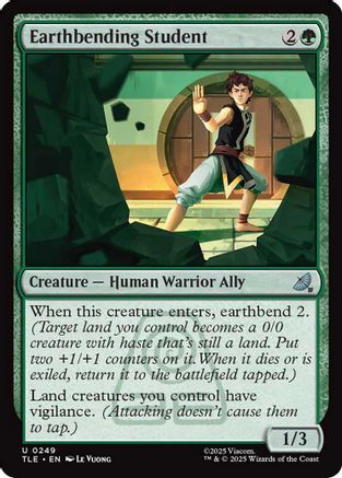Earthbending Student (TLE-249) (Foil)