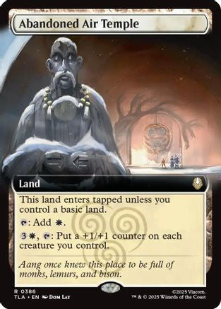 Abandoned Air Temple (Extended Art) (TLA-386) (Foil)