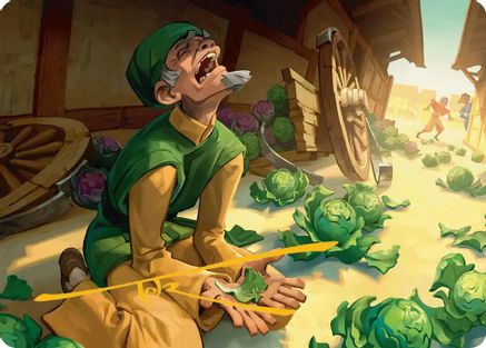 Unlucky Cabbage Merchant Art Card (Gold-Stamped Signature) (ASTLA-019)