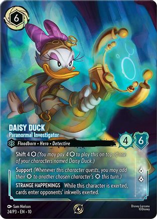 Daisy Duck - Paranormal Investigator (Store Championship) (DLPC-024) (Holofoil)