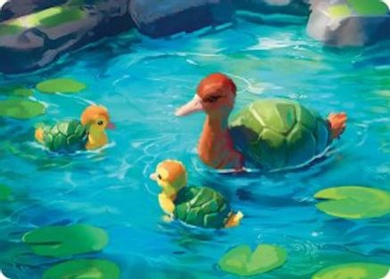 Turtle-Duck Art Card (ASTLA-018)