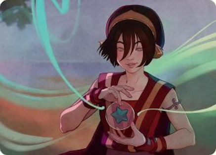 Toph, the First Metalbender Art Card (ASTLA-049)