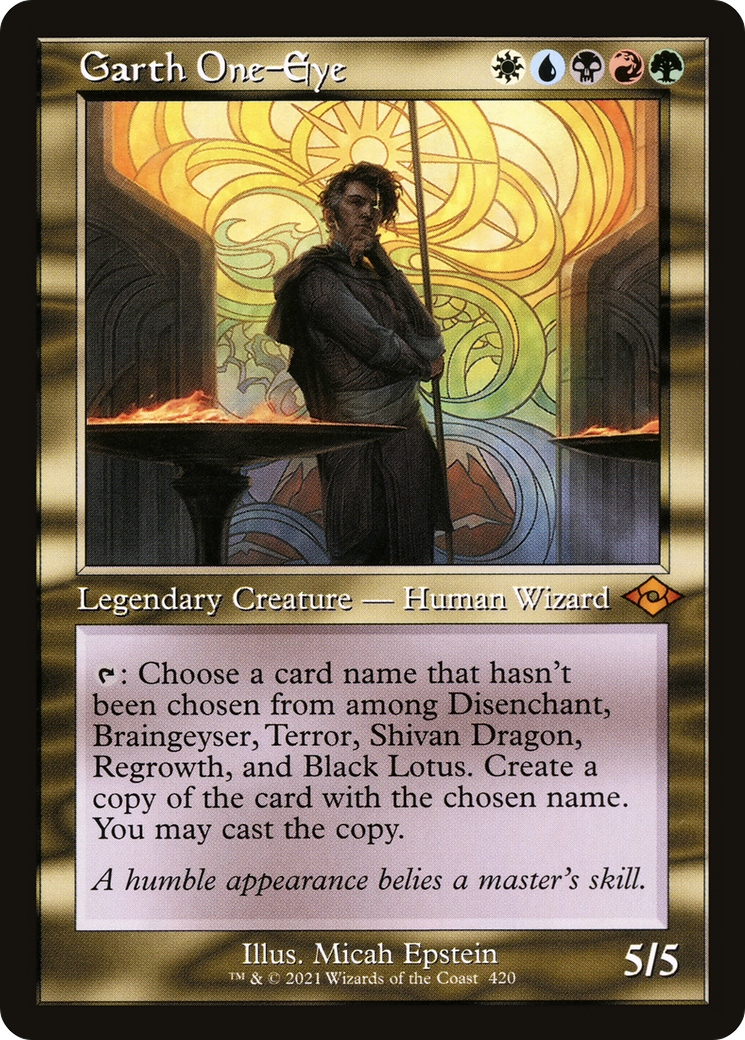 Garth One-Eye (MH2-420) (Etched Foil)