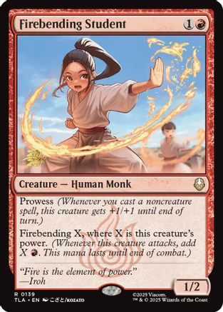 Firebending Student (PRE-139) (Foil)