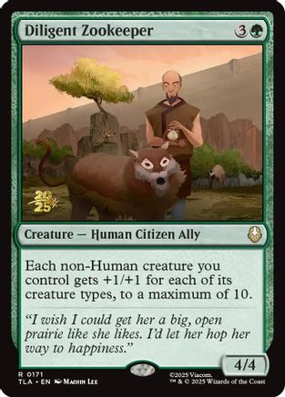 Diligent Zookeeper (PRE-171) (Foil)