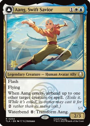 Aang, Swift Savior (PRE-204) (Foil)