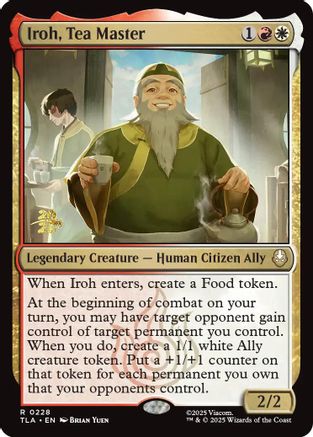 Iroh, Tea Master (PRE-228) (Foil)