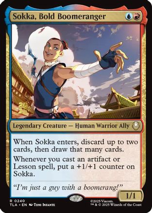 Sokka, Bold Boomeranger (PRE-240) (Foil)