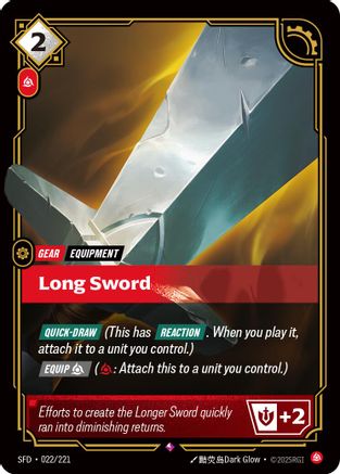 Long Sword (SFD-022) (Foil)