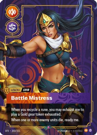 Sivir - Battle Mistress (SFD-203) (Foil)