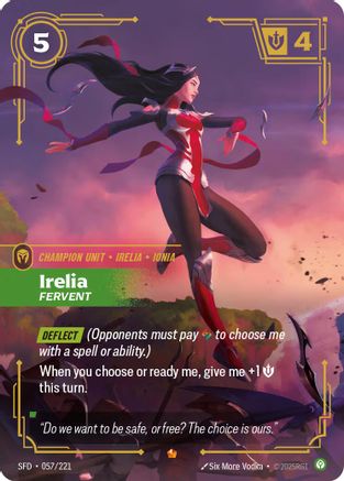 Irelia - Fervent (SFD-057) (Foil)