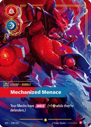 Rumble - Mechanized Menace (Overnumbered) (SFD-240) (Foil)