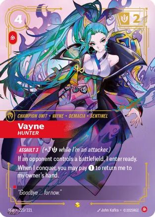 Vayne - Hunter (Overnumbered) (SFD-223) (Foil)
