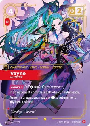 Vayne - Hunter (Signature) (SFD-223*) (Foil)