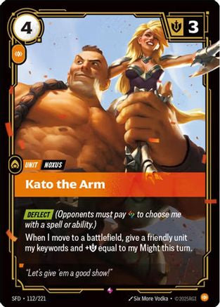 Kato the Arm (SFD-112) (Foil)