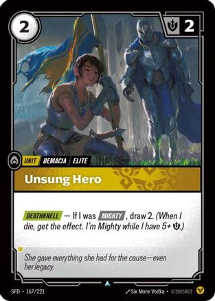 Unsung Hero (SFD-167) (Foil)