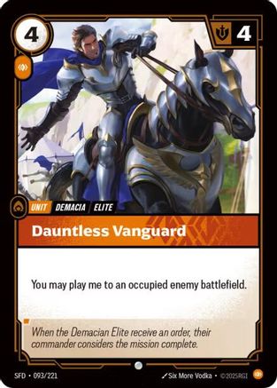 Dauntless Vanguard (SFD-093) (Foil)