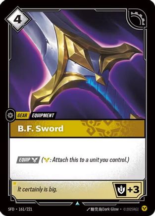 B.F. Sword (SFD-161) (Foil)