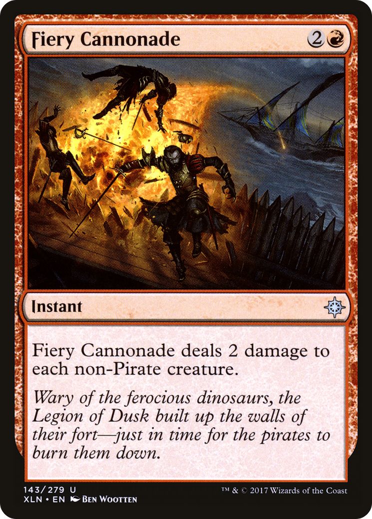 Fiery Cannonade (XLN-143) (Foil)