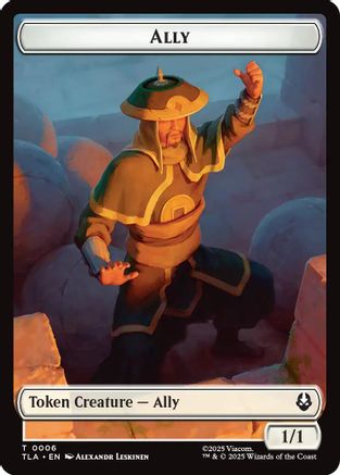 Ally (0006) // Soldier (0002) Double-Sided Token (TLA-6 // 2)