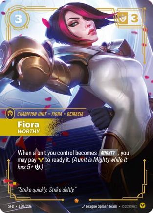 Fiora - Worthy (SFD-180) (Foil)