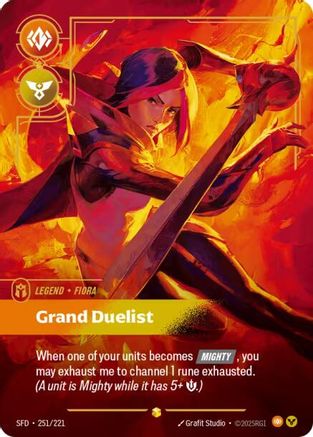 Fiora - Grand Duelist (Overnumbered) (SFD-251) (Foil)