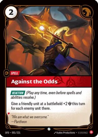 Against the Odds (SFD-001) (Foil)