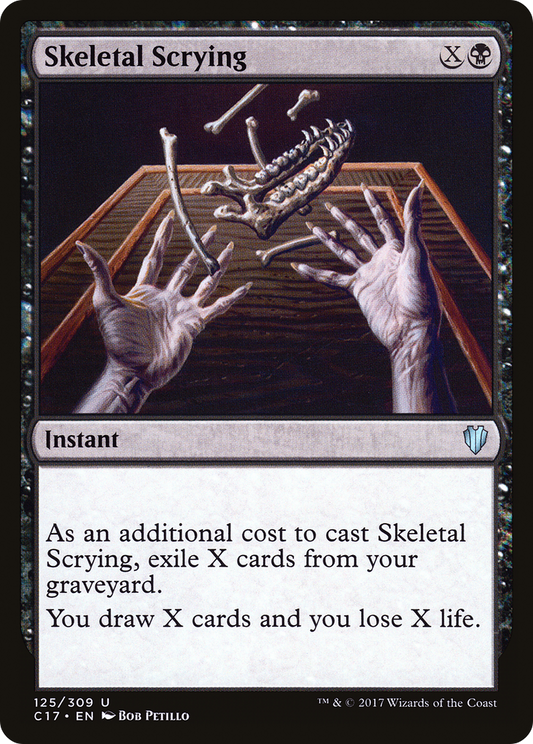 Skeletal Scrying (C17-125)