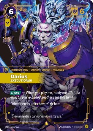 Darius - Executioner (Overnumbered) (SFD-236) (Foil)