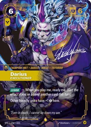 Darius - Executioner (Signature) (SFD-236*) (Foil)