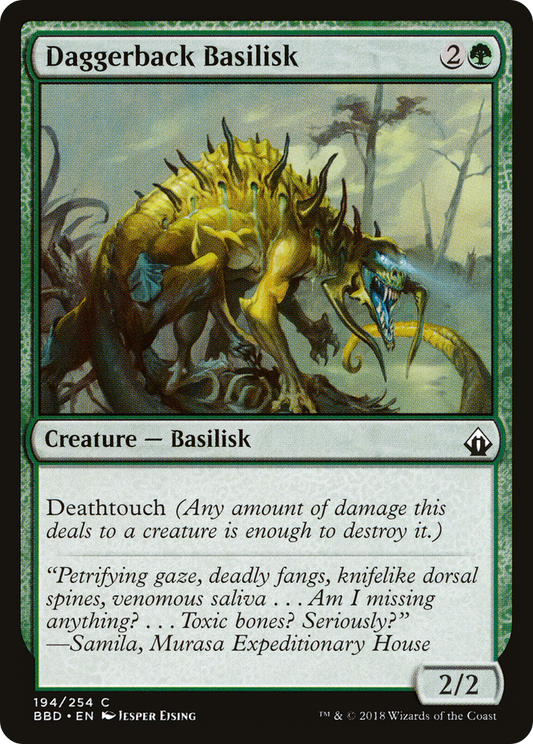 Daggerback Basilisk (BBD-194) (Foil)