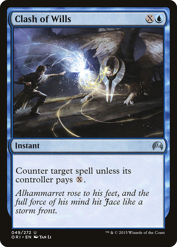 Clash of Wills (ORI-049) (Foil)