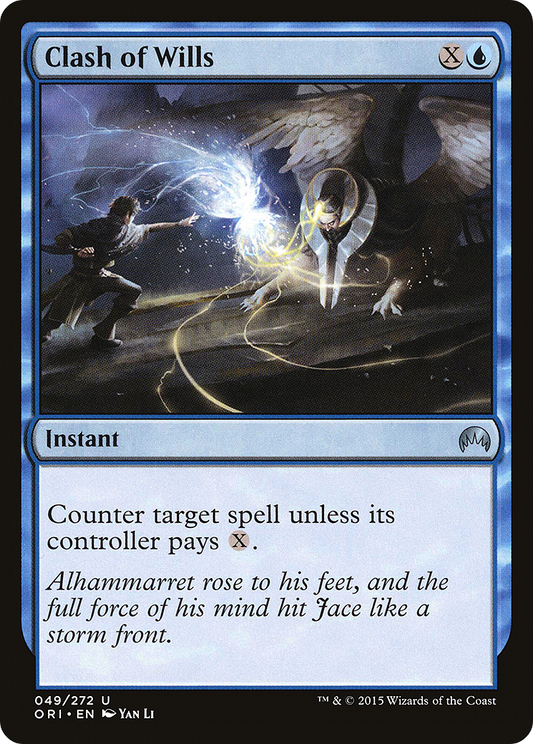 Clash of Wills (ORI-049) (Foil)