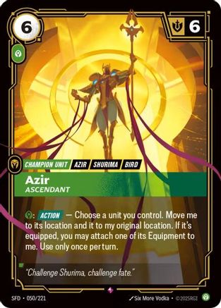 Azir - Ascendant (SFD-050) (Foil)