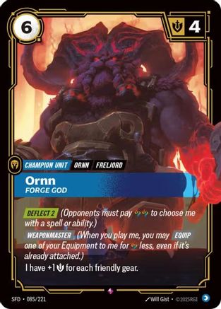 Ornn - Forge God (SFD-085) (Foil)