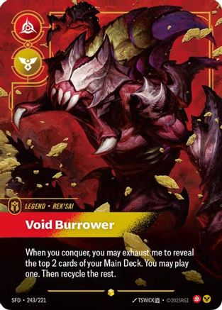 Rek'sai - Void Burrower (Overnumbered) (SFD-243) (Foil)