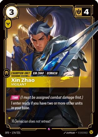 Xin Zhao - Vigilant (SFD-176) (Foil)