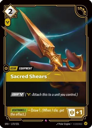 Sacred Shears (SFD-172) (Foil)