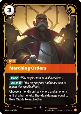 Marching Orders (SFD-114) (Foil)
