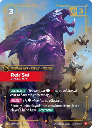 Rek'Sai - Breacher (SFD-029) (Foil)