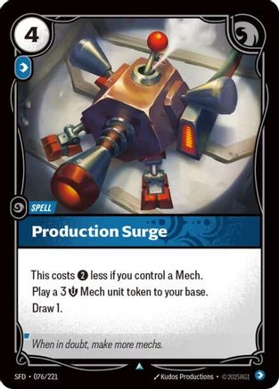 Production Surge (SFD-076) (Foil)