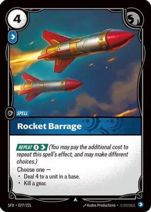 Rocket Barrage (SFD-077) (Foil)