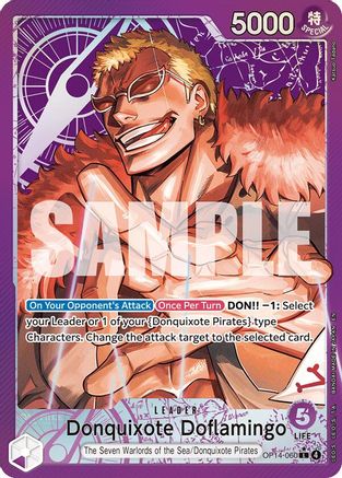 Donquixhote Doflamingo (Alternate Art) (OP14-060) (Foil)