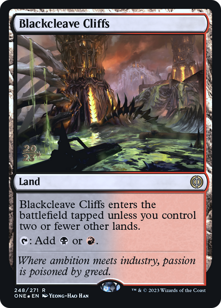 Blackcleave Cliffs (PRE-248S) (Foil)