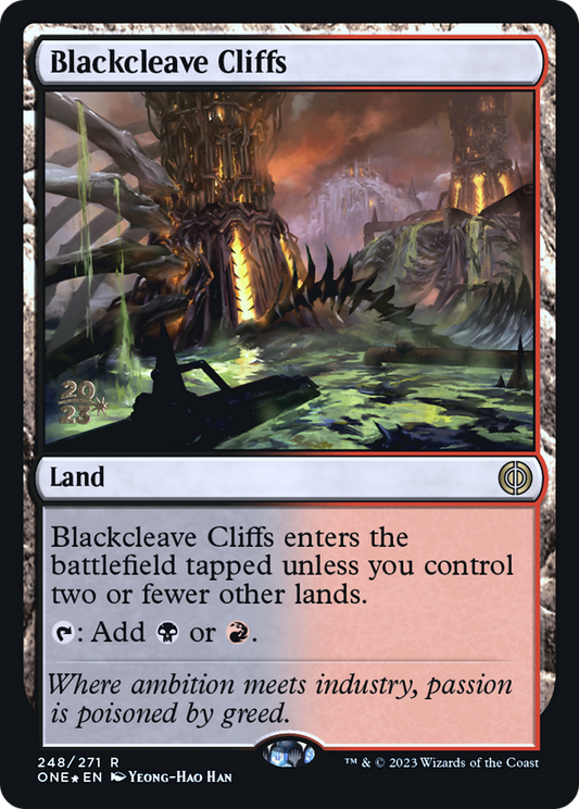 Blackcleave Cliffs (PRE-248S) (Foil)