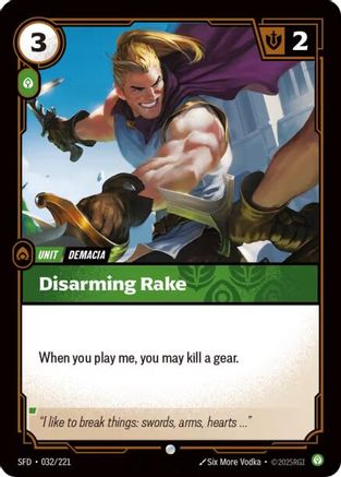 Disarming Rake (SFD-032) (Foil)
