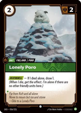Lonely Poro (SFD-036) (Foil)