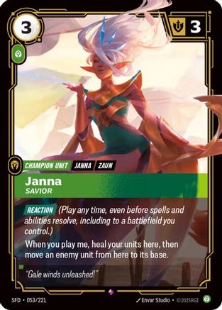 Janna - Savior (SFD-053) (Foil)