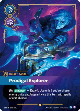 Ezreal - Prodigal Explorer (Overnumbered) (SFD-248) (Foil)