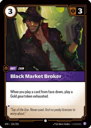 Black Market Broker (SFD-121) (Foil)